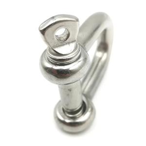 Stainless Steel Screw Pin D Shackles