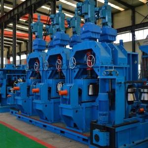 Fully Automatic ERW219 Carbon Steel Pipe Making Machine 150KW
