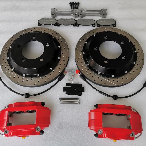 19in Rear Wheel 7600 4 Pot Car Brake Kit 358*24mm Color Customized