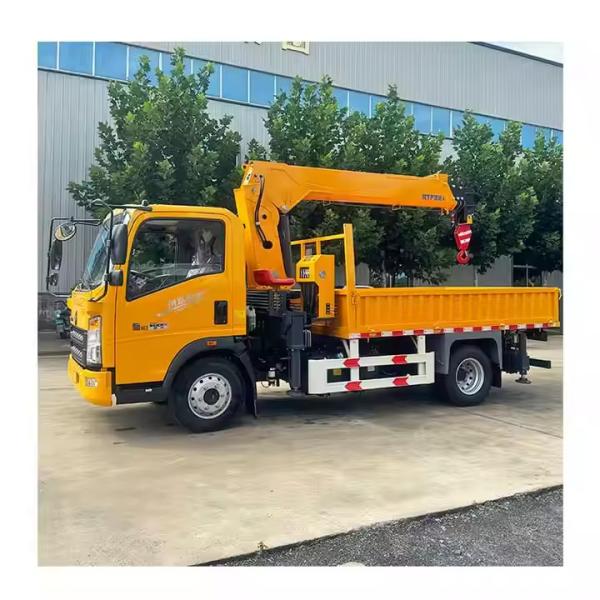 XDEM Enhanced Reach and Versatility Howo Brand Dump Truck Mounted Crane with