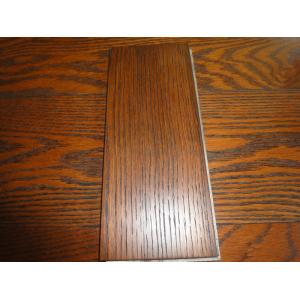 Quality solid oak flooring ,Brushed Bronze color Stained for sale