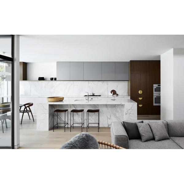 Buy Melamine Door Finish Modern Kitchen Cabinet for Luxury Kitchen Furniture at wholesale prices