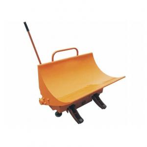 Quality Yellow Warp Beam Pallet Truck Horizontal Transport Manual Fabric Pack And Roll Doffing Trolley for sale