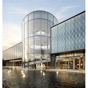 Customizable Glass Curtain Wall Panel for Soundproofing and Thermal Insulation