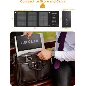 Lightweight Solar Folding Bag 21W Solar Charger Foldable Solar Charging Solution