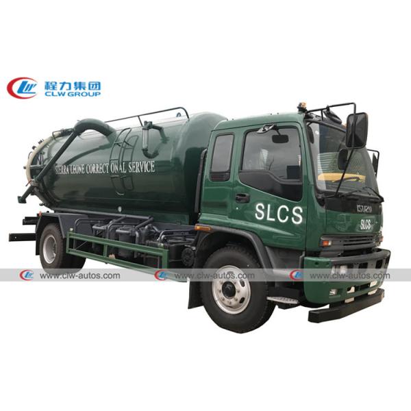 Buy ISUZU FTR High Pressure Vacuum Fecal Suction Truck 12000 Liters at wholesale prices