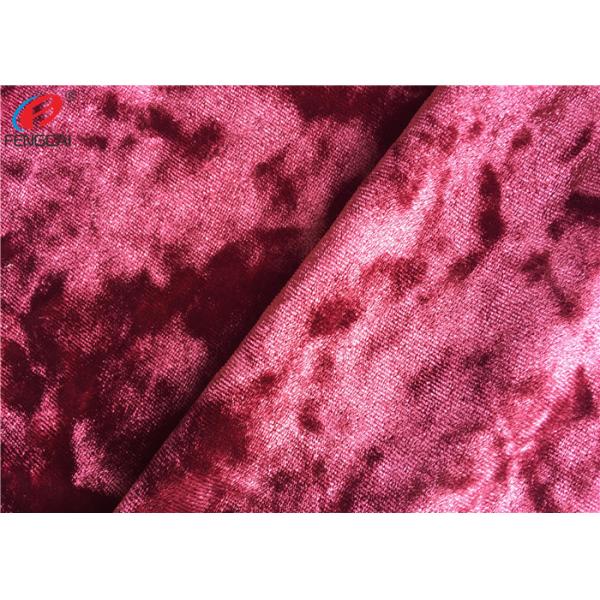 95 % Polyester 5 % Spandex Velvet Fabric For Skirt Ice Korea Velvet Fabric