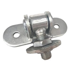 Adjustable Galvanised Gate Hinge WIth Round Plate