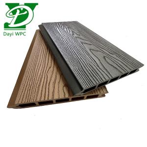 Modern Garden Natural Wood Grain WPC Fencing