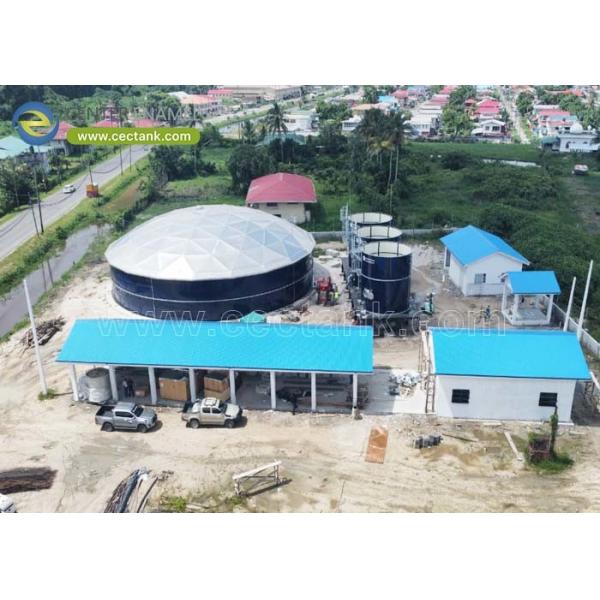 Self-supporting Structure Clear Span Aluminum Dome Roofs for Gabon Crude Oil