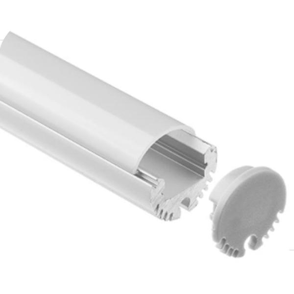 Buy Suspended Led Strip Light Extrusion Aluminium Anodized With Polycarbonate Covers at wholesale prices