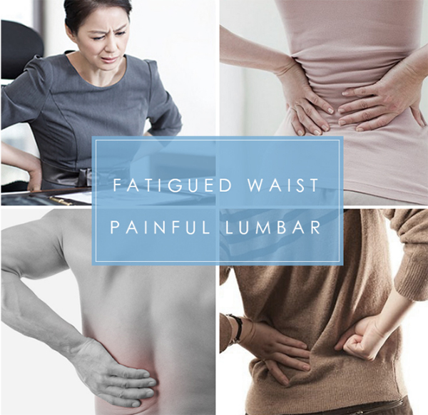 Blue Color Memory Foam Back Cushion Pillow Car Seat Lumbar Rest Office Chair