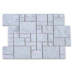 Versailles Pattern Stone Mosaic Tile For Bathroom Classic Appearance