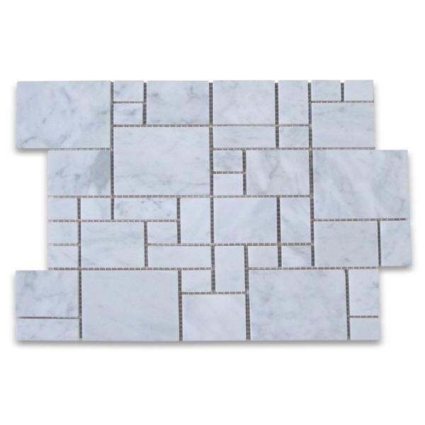 Buy Versailles Pattern Stone Mosaic Tile For Bathroom Classic Appearance at wholesale prices
