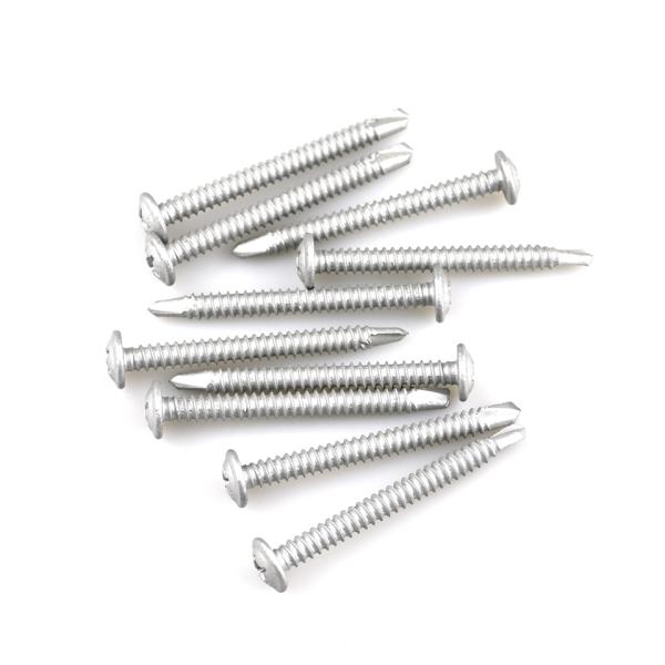 M5.5x60mm Stainless Steel Bi-Metal Self Drilling Screw Phillips Wafer Head Bimetal Screw