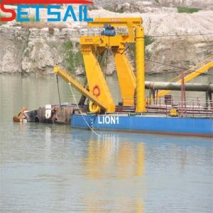 Hydraulic Control 6 Inch Cutter Suction Dredger with Spud and 38kw Cutter Head