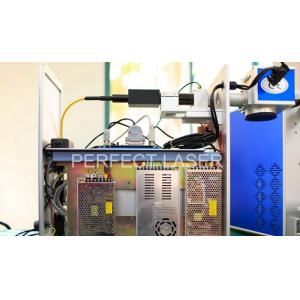 Aluminum , Ceramic Rotary Fibre Laser Marking Machine For Zipper , Key Holder