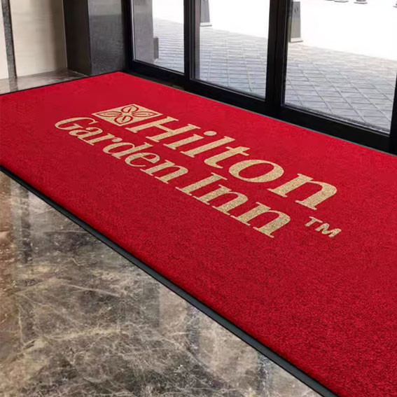 Buy Personalized Hotel Logo Commercial Entrance Mats / Carpet 8 Mm Pile Height at wholesale prices