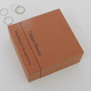 Customized Jewelry Box Earring Ring Bracelet Packaging