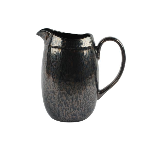 Metallic Ceramic Serveware Set 1300ml Water Pitcher Dishwasher And Microwave