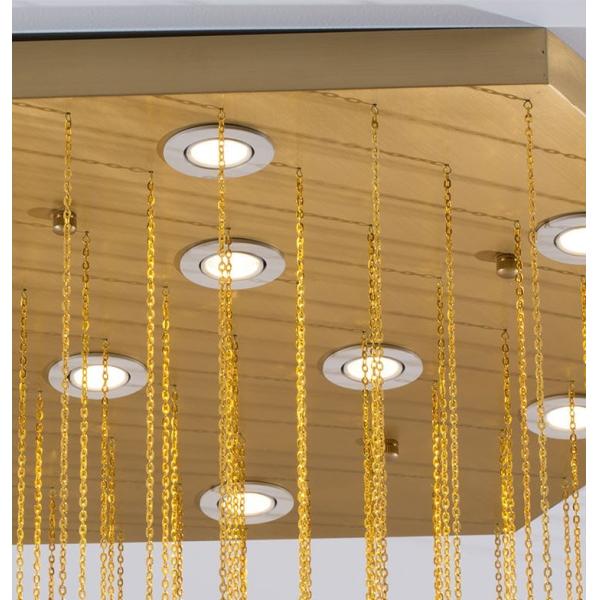 Hexagonal Shape Marble Ceiling Light White Modern Pendant Light 3000K
