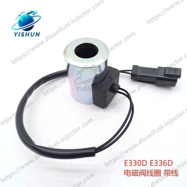 Buy E330D E336D Battery Valve Coil With Wire 12V 24V at wholesale prices