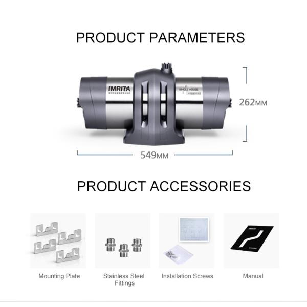 IMRITA Whole House Water Purifier Stainless Steel PAN UF Water Filtration System