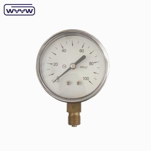 WYYW Diaphragm Pressure Gauge 100mm Heavy Duty Pressure Gauge
