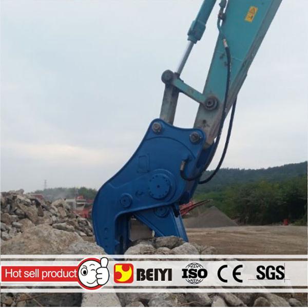 BEIYI hydraulic pulverizer attachments reinforcing steel breaker/cutter