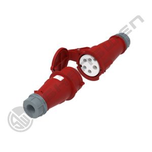 IP44 Industrial Male and Female Plug Couplers 16A 5P IP44 Male Female Industrial