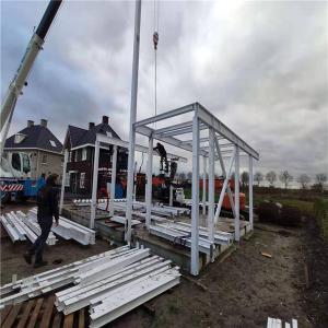Cement Board Steel Structure Homes With Floor Deck