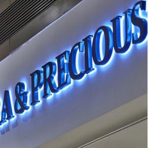 New LED acrylic backlit 3d billboard letter logo