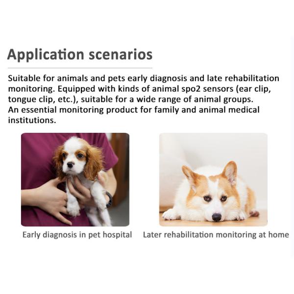 Tongue Probe Animal Pets Veterinary Oximeter Spo2 Heart Rate