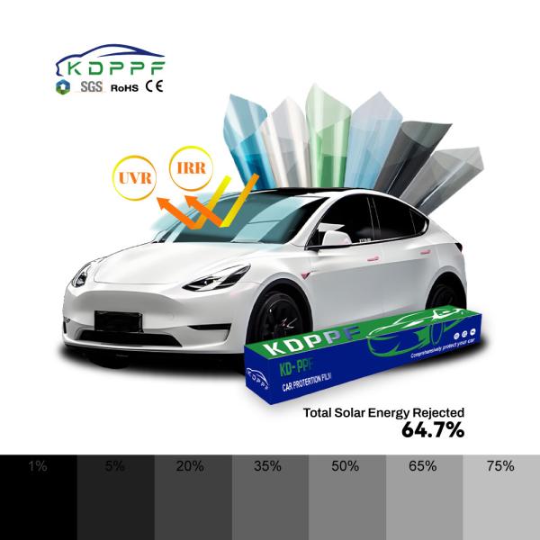 Buy High Insulation 36.1% VLT Window Film Uv Blocking Solar Sun Heat Reject Car Window Tinting Film at wholesale prices