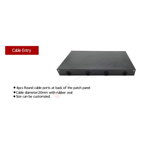 1U Rack Mount MTP MPO Patch Panel 19 inch ODF 96 Fiber Optic MPO LC Cable
