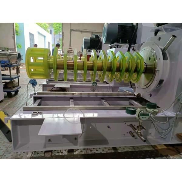 Energy Saving PU Coated Complex Disc Type Horizontal Bead Mill For Wet Slurry Grinding