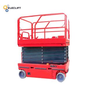 220V 50HZ Steel Material Heavy Duty Scissor Boom Lift Platform