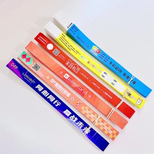 Waterproof Tyvek Paper Wristbands With Sequential Numbering Personalised