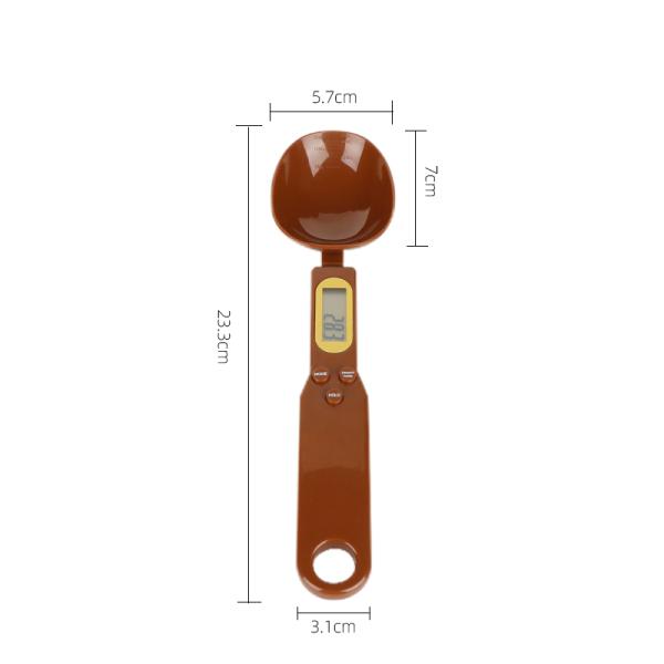 Kitchen Scale with Digital Key and LCD Display Spoon Scales Button Battery Included RoHS Certified