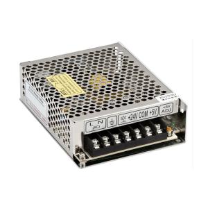 5 Volt / 24 Volt Switching Dual Power Supply Full Load Burn In Testing