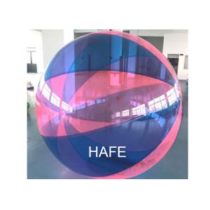 Inflatable 2m PVC Multi Color Water Walking Ball With Zippers For Pool Lake
