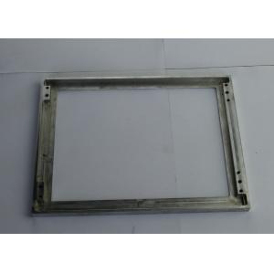 Customized Aluminum CNC Machined Parts Square Frame With Brushed Finish
