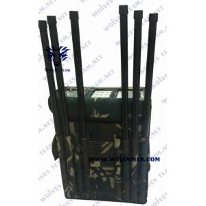 China 40W 50m GSM DCS 3G 4GLTE Backpack Signal Jammer on sale