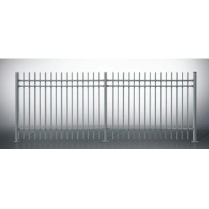 Light Weight Ornamental Aluminum Fence For Factory / Workshop
