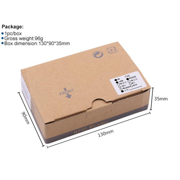 13.56 MHz Contactless RFID Card Reader Black Color For 203 Chip Tag