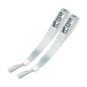 Personalized Woven Festival Wristbands Embroidery Fabric Bracelets