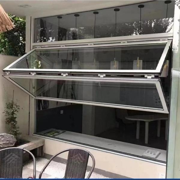 Buy Thermal Break Aluminum Folding Window with 5mm+12A+5mm Glass Thickness and Customizable Size at wholesale prices