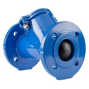 Ball Check Valve 12 Inch Vertical With Epoxy Powder Coating DN15 - DN300