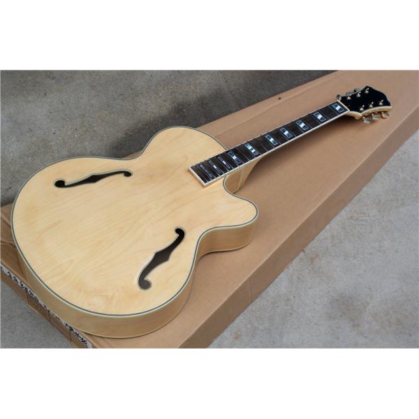 Buy Custom Semi-finished Electric Guitar Kit with Rosewood Fretboard,Abalone Inlay,Semi-hollow Body at wholesale prices
