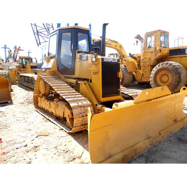 CAT D5H Second Hand Bulldozers CAT 3304 Engine 6 Way Blade No Oil Leakage